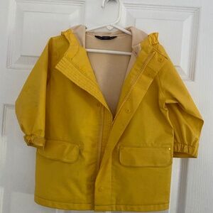 Yellow Lands End Raincoat